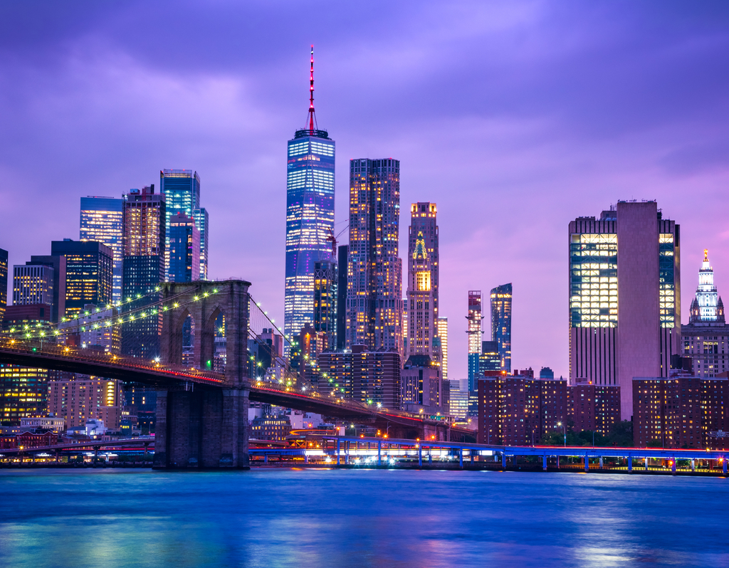 Lais Puzzle - New York, Vereinigte Staaten - Brooklyn Bridge und Manhattan - 40, 100, 200, 500, 1.000 & 2.000 Teile p-321901
