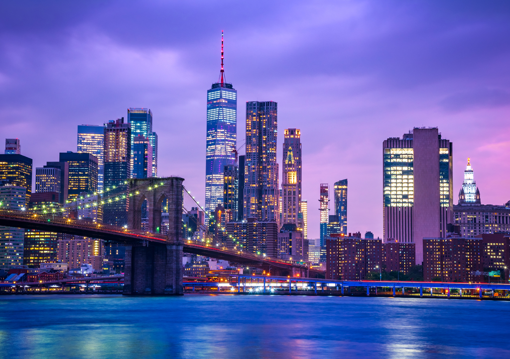Lais Puzzle - New York, Vereinigte Staaten - Brooklyn Bridge und Manhattan - 1.000 Teile p-321905