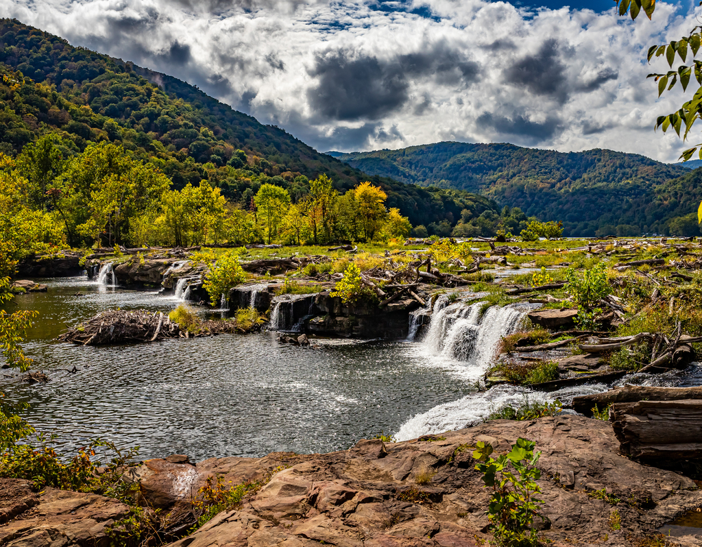 Lais Puzzle - Sandsteinfälle im New River Gorge National Park und Naturschutzgebiet - 40, 100, 200, 500, 1.000 & 2.000 Teile p-322735