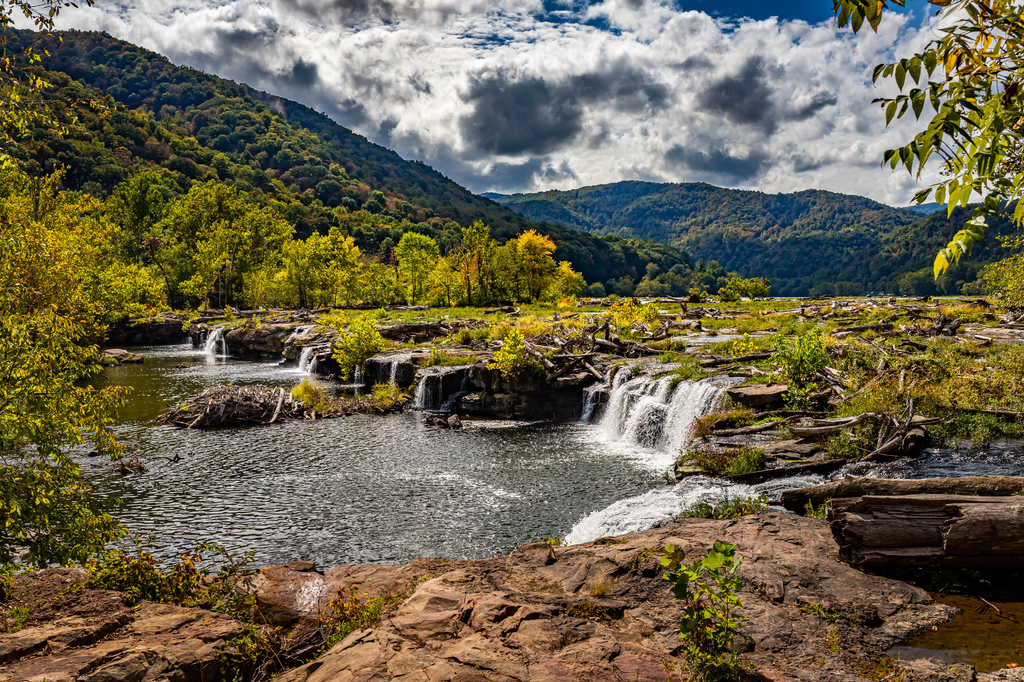 Lais Puzzle - Sandsteinfälle im New River Gorge National Park und Naturschutzgebiet - 2.000 Teile p-322740