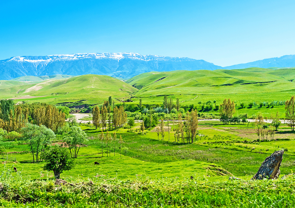 Lais Puzzle - Das grüne Vorgebirge im Pamir-Alay-Gebirge, Usbekistan - 1.000 Teile p-322889