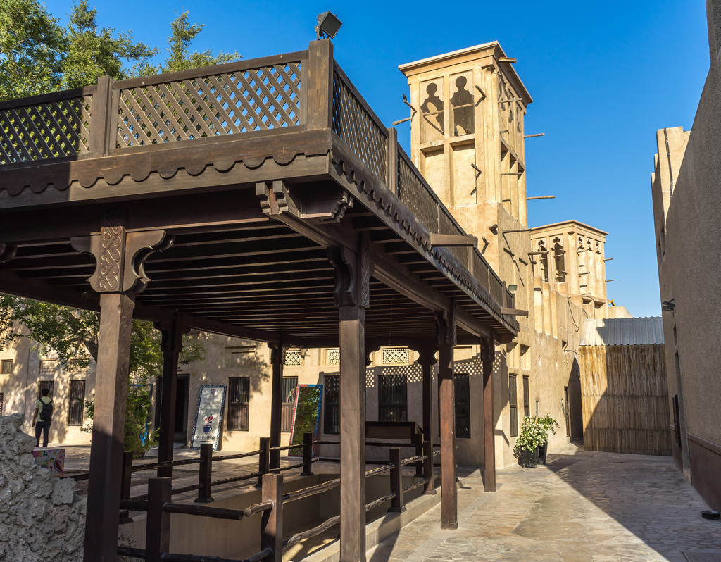 Lais Puzzle - Bastakiya historisches Viertel in Dubai, mit arabischen Gebäuden und Architektur, Vereinigte Arabische Emirate - 40, 100, 200, 500, 1.000 & 2.000 Teile p-323167