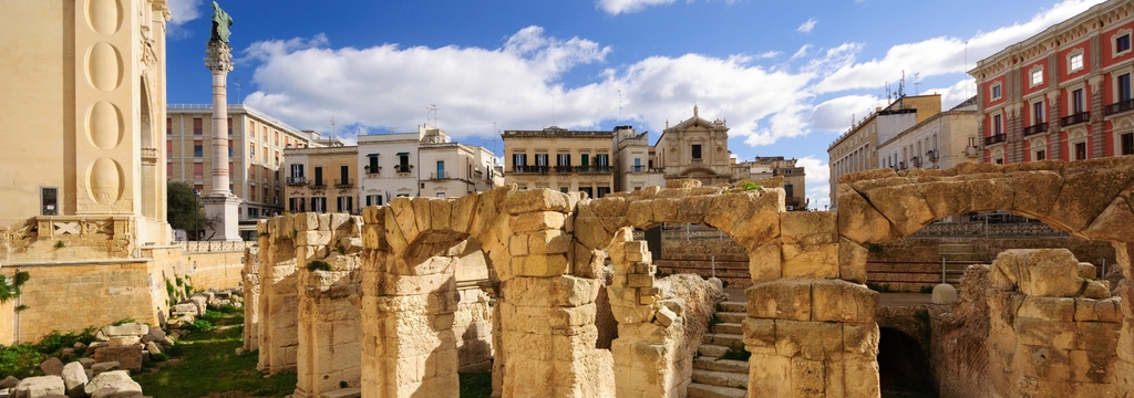 Lais Puzzle - Lecce Römisches Amphitheater, Panorama - 1.000 Teile p-324439