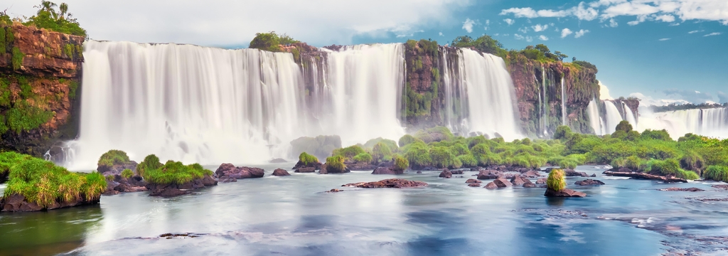 Lais Puzzle - Iguazu-Wasserfälle in Argentinien, Blick vom Teufelsschlund, Panorama - 1.000 Teile p-325075