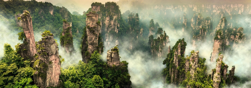 Lais Puzzle - Zhangjiajie Wulingyuan, China, Panorama - 1.000 Teile p-325490