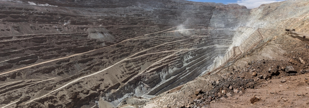 Lais Puzzle - Chuquicamata, die weltweit größte Kupfermine im Tagebau, Calama, Chile, Panorama - 1.000 Teile p-325907