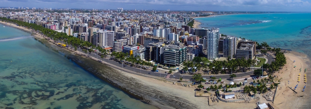 Lais Puzzle - Luftaufnahme von Maceio, Alagoas, Brasilien, Panorama - 1.000 Teile p-326134