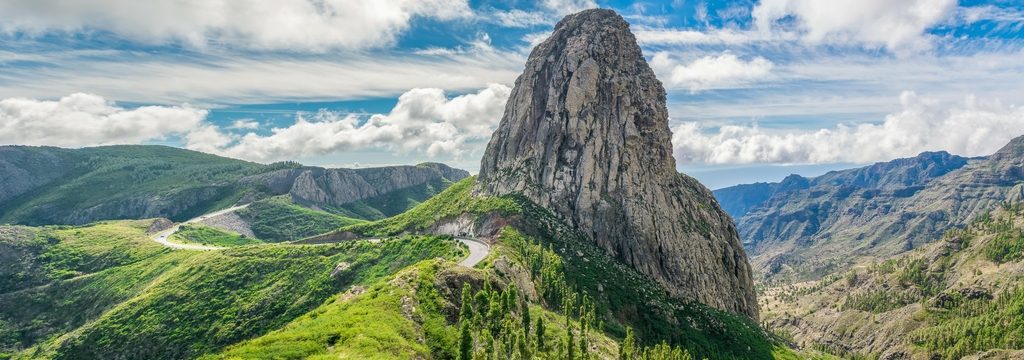 Lais Puzzle - Roque de Agando, La Gomera, Kanarische Inseln, Panorama - 1.000 Teile p-326205