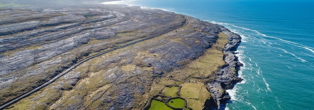 Lais Puzzle - Die Burren-Küstenstraße, Grafschaft Clare, Irland, Panorama - 1.000 Teile p-326343