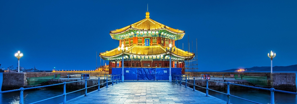 Lais Puzzle - Qingdao bei Nacht, China, Panorama - 1.000 Teile p-326870