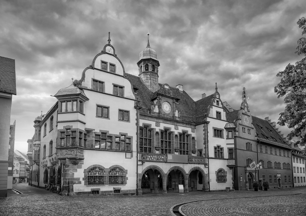 Lais Puzzle - Freiburg im Breisgau in schwarz weiß - 1.000 Teile p-332223