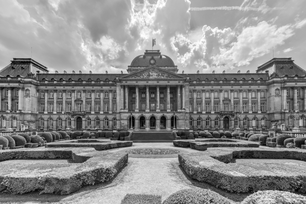 Lais Puzzle - Königlicher Palast von Brüssel in schwarz weiß - 2.000 Teile p-332227