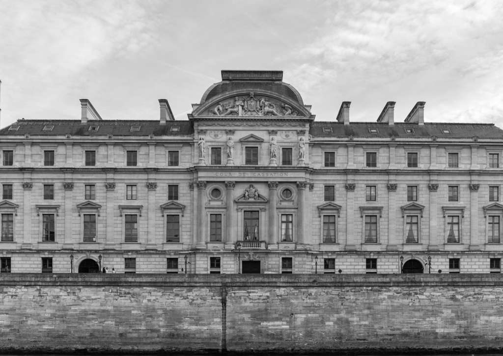 Lais Puzzle - Kassationsgerichtshof - Paris, Frankreich in schwarz weiß - 500, 1.000 & 2.000 Teile p-332261