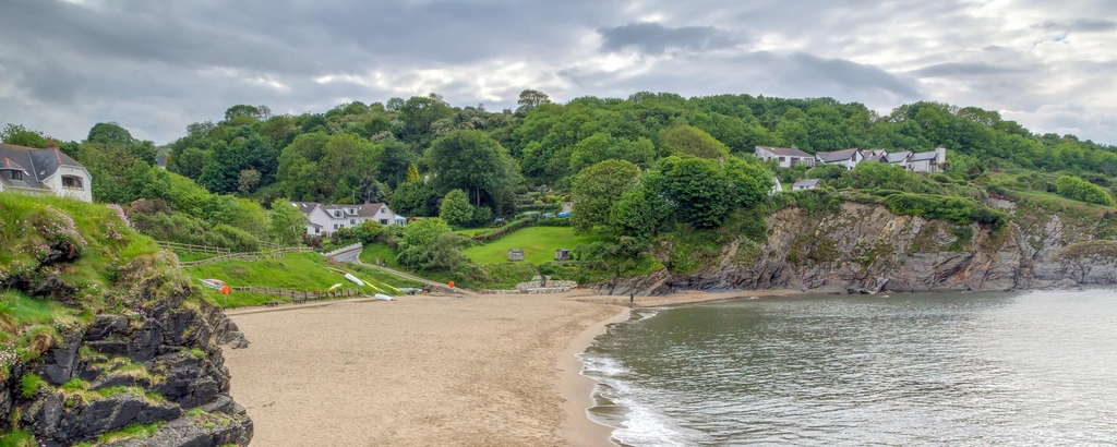 Lais Puzzle - Aberporth Ceredigion Wales UK, Panorama - 2.000 Teile p-333636