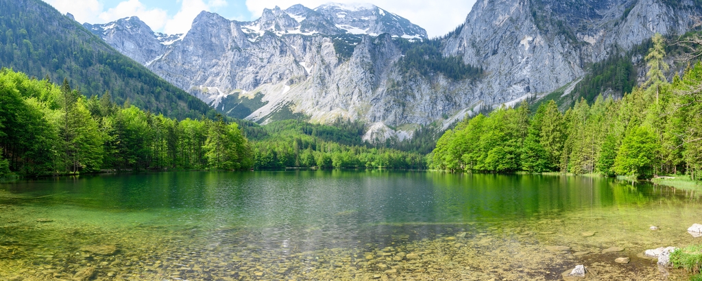 Lais Puzzle - Hinterer Langbathsee in Oberösterreich, Panorama - 2.000 Teile p-333990