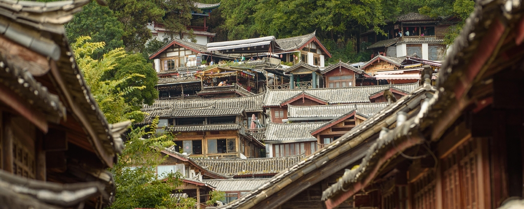 Lais Puzzle - Altstadt von Lijiang, China, Panorama - 2.000 Teile p-335207