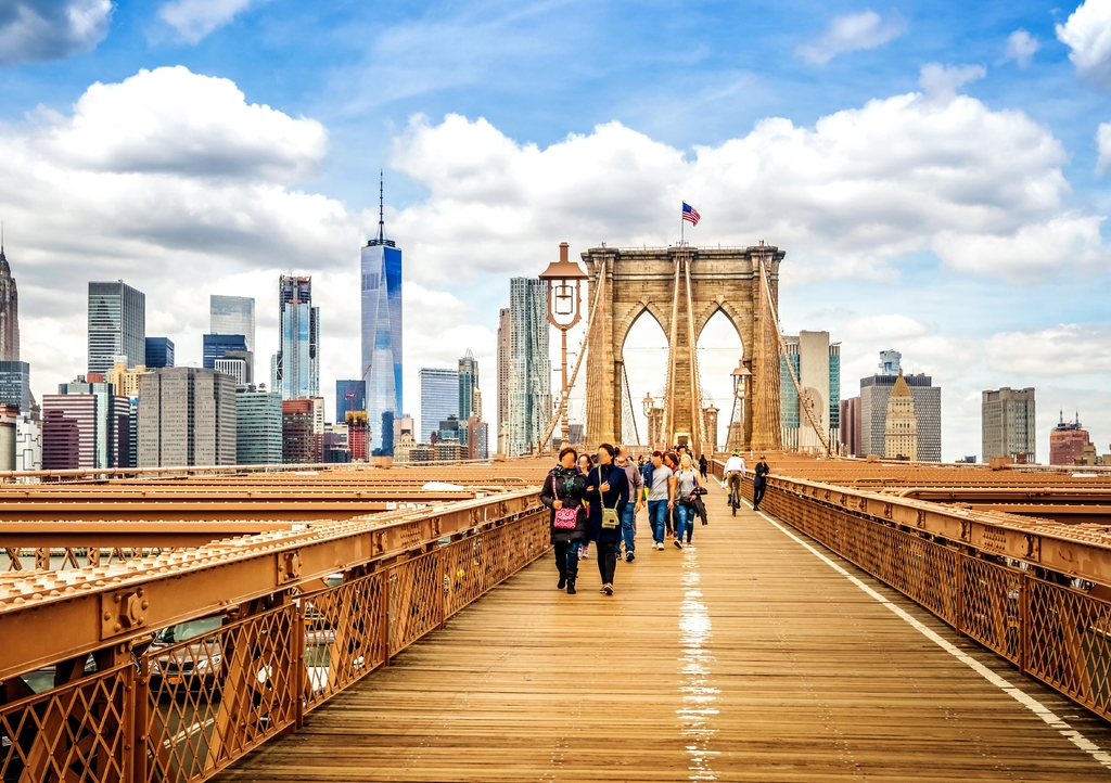 Lais Puzzle - Brooklyn Bridge und Blick auf Manhattan, New York City, USA - 1.000 Teile p-342834