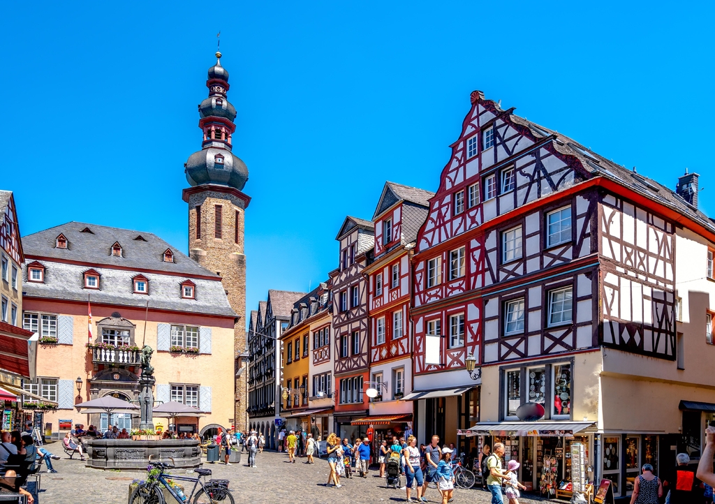 Lais Puzzle - Marktplatz in Cochem, Mosel, Deutschland - 1.000 Teile p-343181