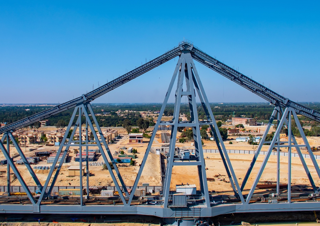 Lais Puzzle - El Ferdan Eisenbahn-Drehbrücke, Suezkanal, Ägypten - 1.000 Teile p-343328