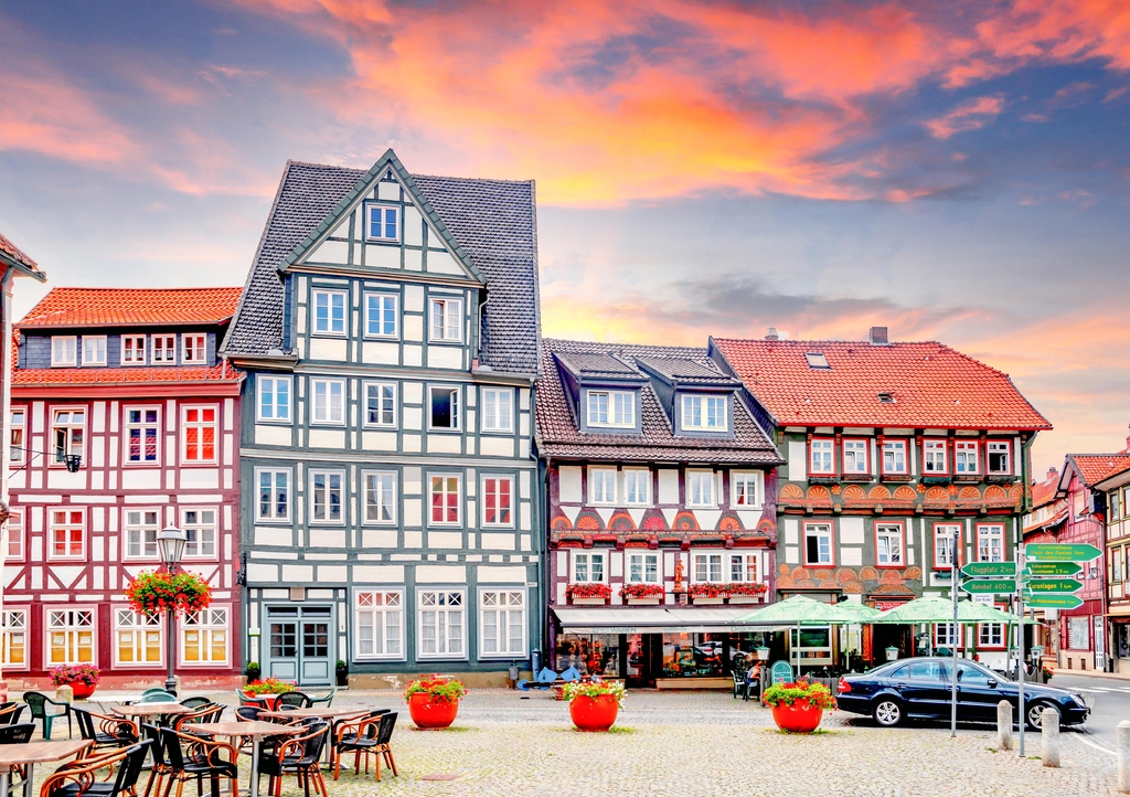 Lais Puzzle - Altstadt, Bad Gandersheim, Deutschland - 1.000 Teile p-343338