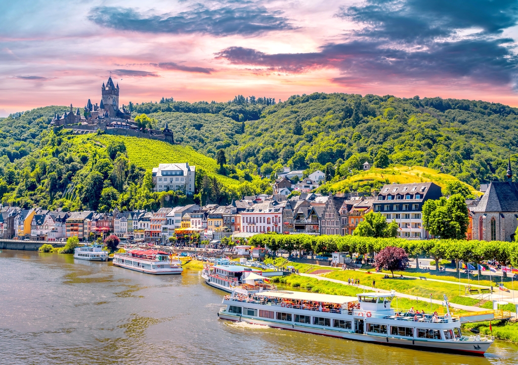 Lais Puzzle - Blick über Cochem, Deutschland - 1.000 Teile p-343387