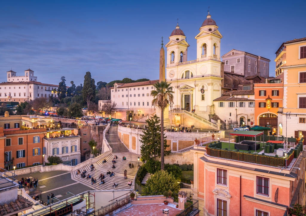 Lais Puzzle - Rom, Italien mit Blick auf die Spanische Treppe - 1.000 Teile p-343401