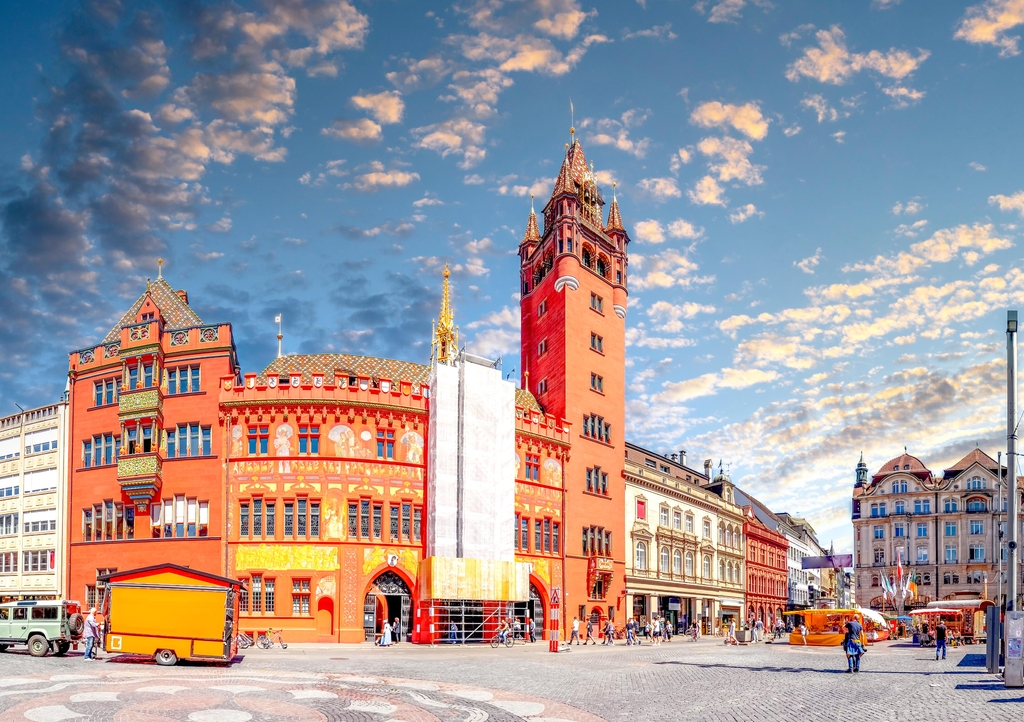 Lais Puzzle - Rathaus, Altstadt, Basel, Schweiz - 1.000 Teile p-343508