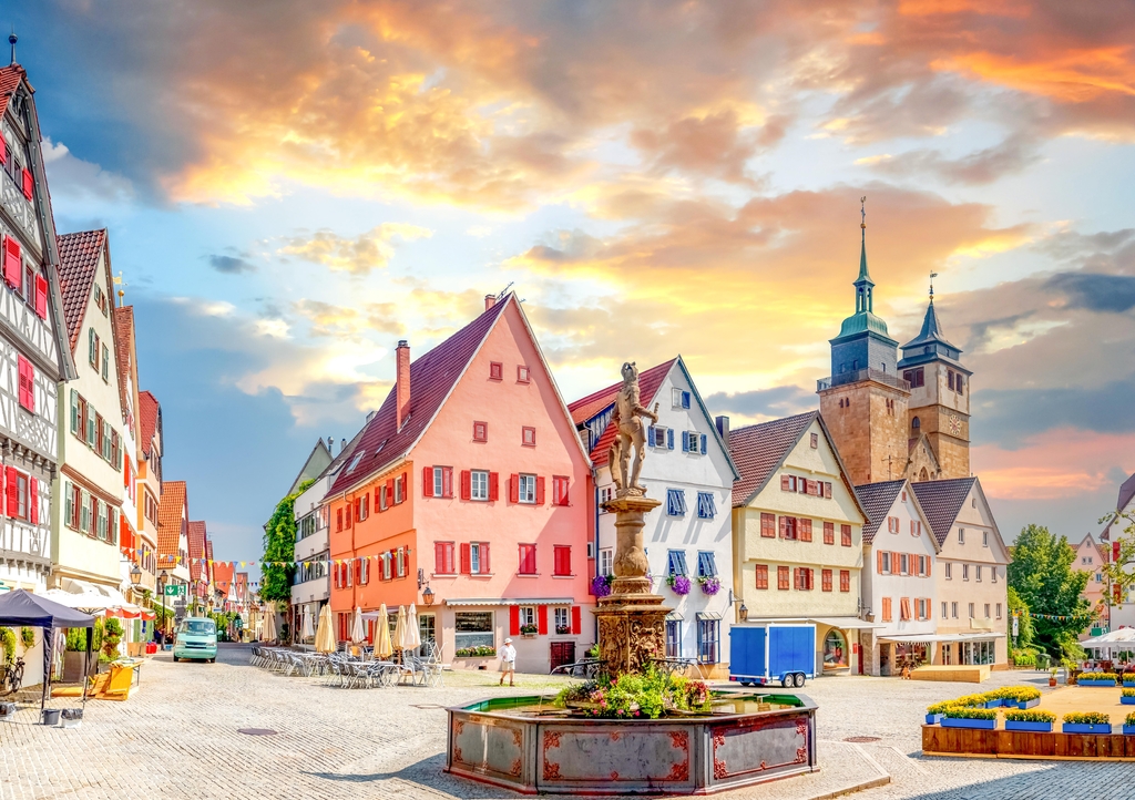 Lais Puzzle - Altstadt, Markgröningen, Deutschland - 1.000 Teile p-343527