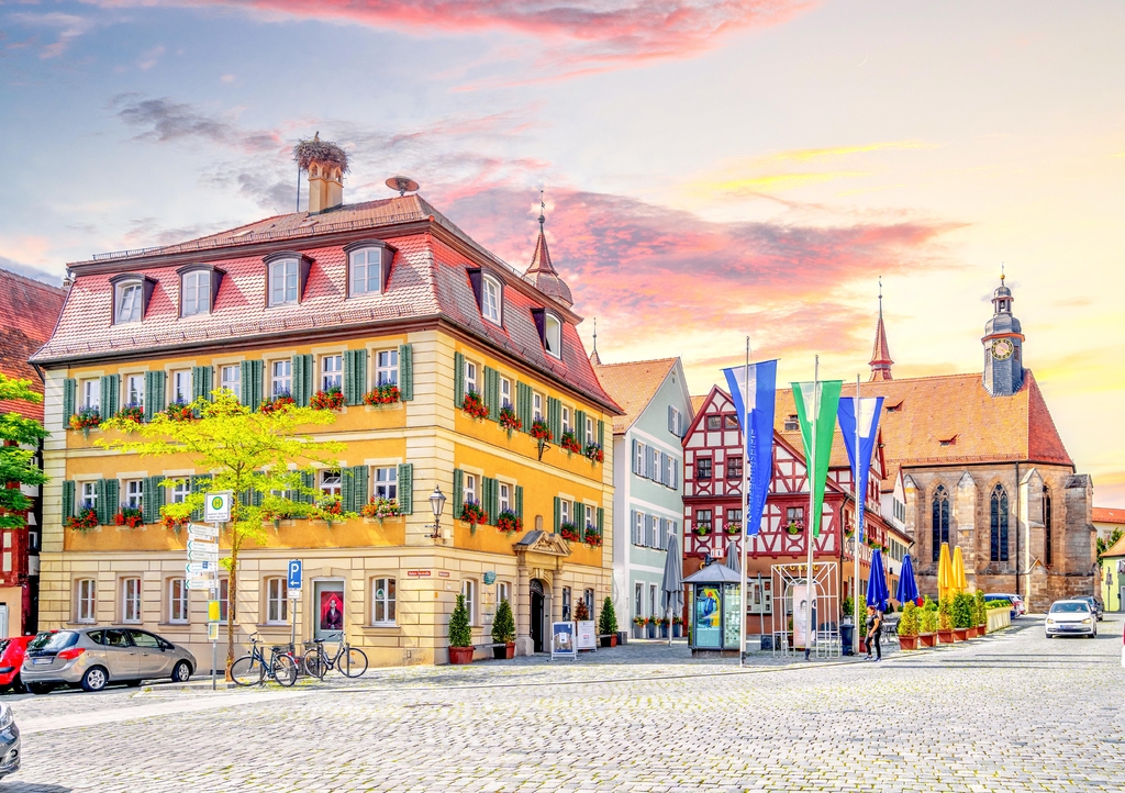 Lais Puzzle - Altstadt, Feuchtwangen, Deutschland - 1.000 Teile p-343557