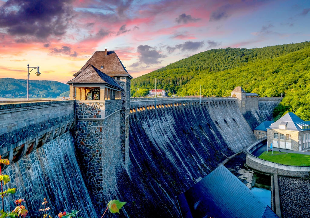 Lais Puzzle - Edersee, Staudamm, Hessen, Deutschland - 1.000 Teile p-343645