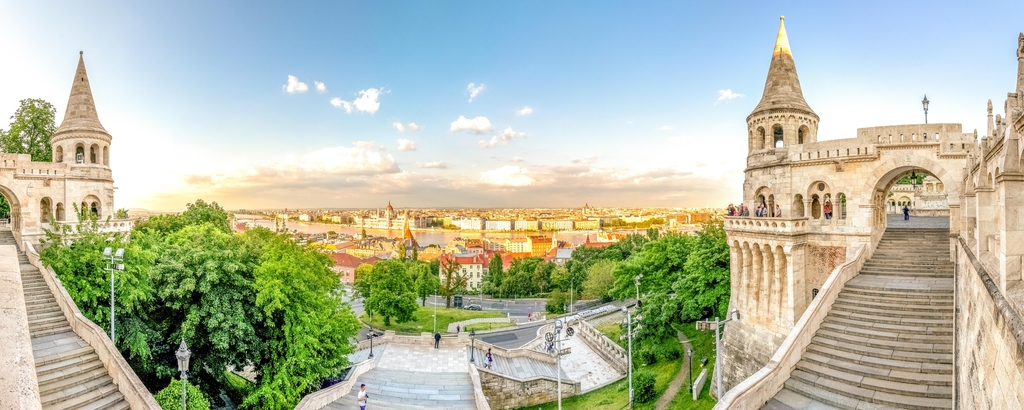Lais Puzzle - Budapest, Fischerbastei und Panorama über Budapest - 2.000 Teile p-343837