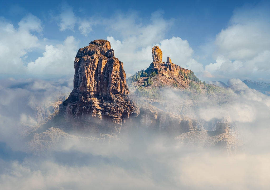 Lais Puzzle - Roque Bentayga und Roque Nublo, Gran Canaria - 1.000 Teile p-344306