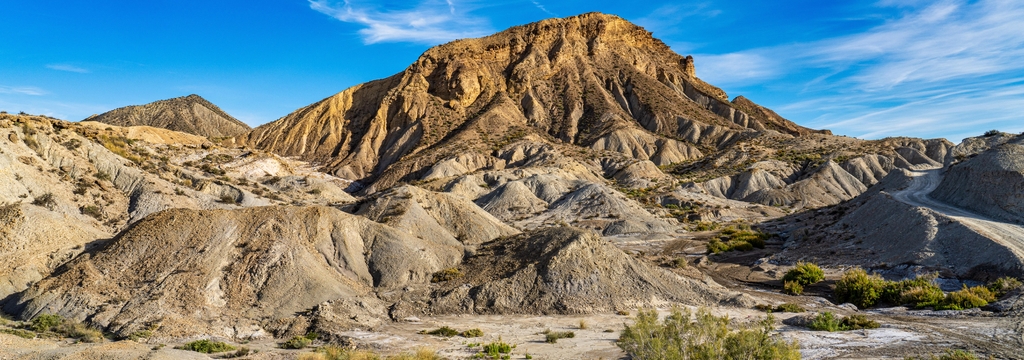 Lais Puzzle - Tabernas Wüste, Desierto de Tabernas. Almeria, Andalusien, Spanien - 1.000 Teile p-345633