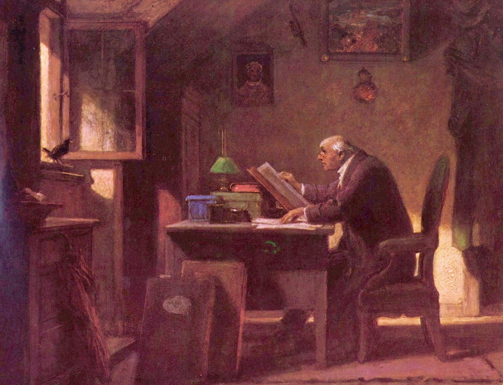 Lais Puzzle - Carl Spitzweg - Ein Besuch - 1.000 Teile p-348311