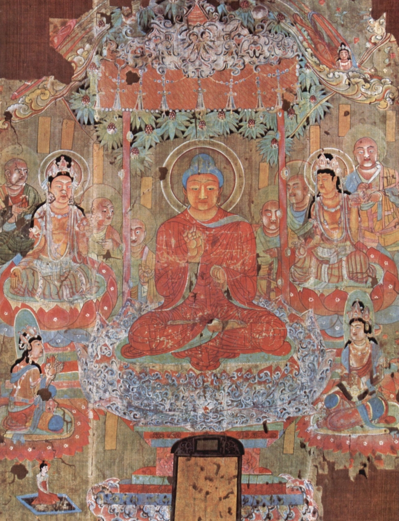 Lais Puzzle - Chinesischer Maler des 8. Jahrhunderts - Das Paradies des Buddha Amitabha - 1.000 Teile p-348390