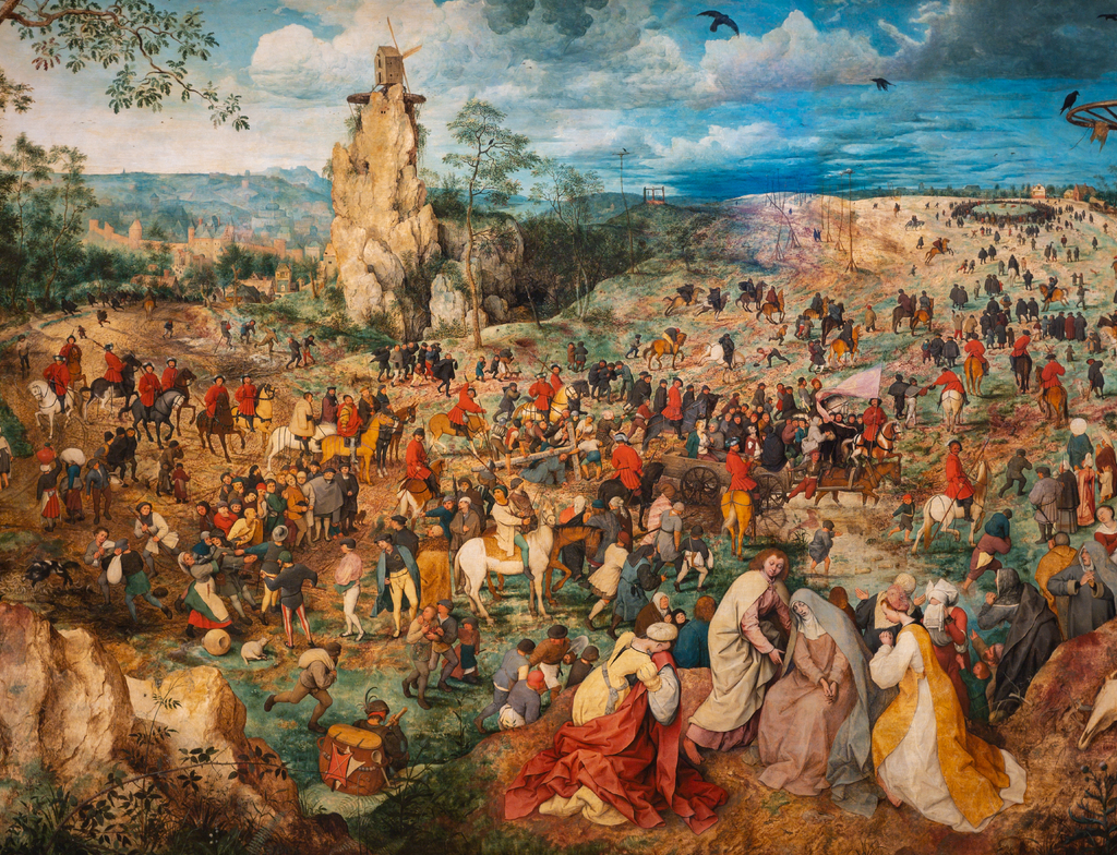 Lais Puzzle - Pieter Bruegel d.Ä. - "Die Prozession nach Golgatha" (1564) - 1.000 Teile p-348563