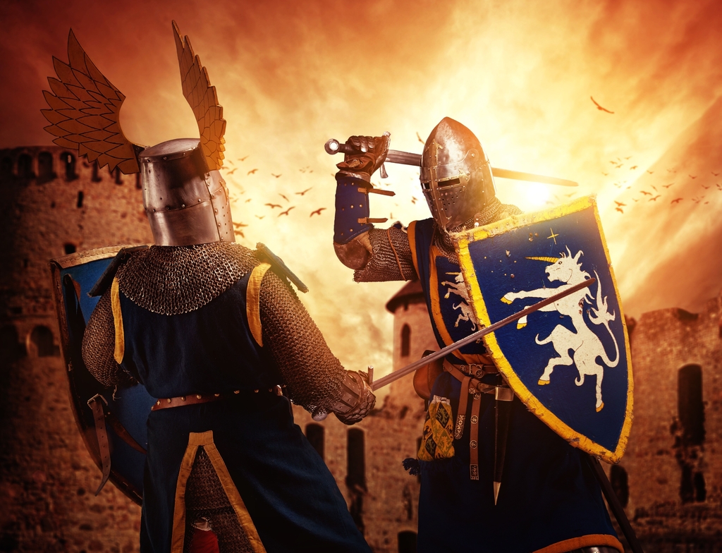 Lais Puzzle - Ritter kämpfen - 1.000 Teile p-348811