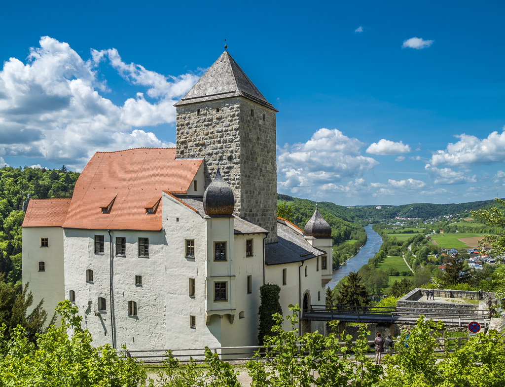 Lais Puzzle - Burg Prunn idyllisch über dem Altmühltal in Niederbayern - 1.000 Teile p-349277