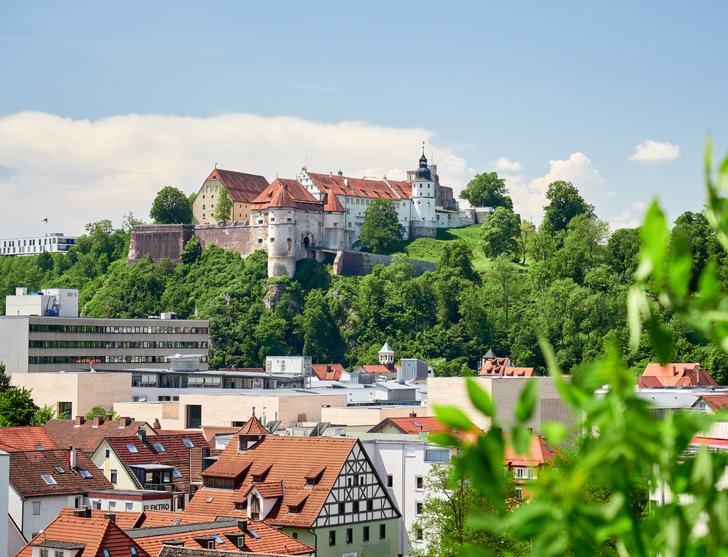 Lais Puzzle - Blick auf Schloss Hellenstein in Heidenheim an der Brenz - 1.000 Teile p-349294