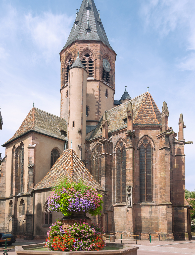 Lais Puzzle - Elsass, Haguenau, Hagenau, Kirche St-Georges, Frankreich - 1.000 Teile p-349694