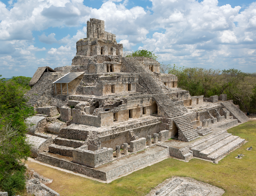 Lais Puzzle - Haupttempel in Edzna, Campeche, Mexiko - 1.000 Teile p-350496