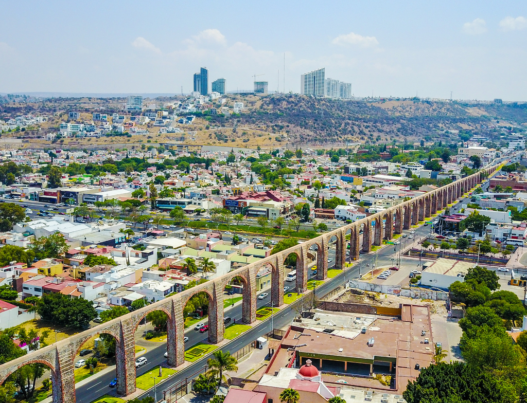 Lais Puzzle - Aquädukt von Queretaro, dieses Aquädukt ist das Symbol der Stadt Queretaro und eines der größten Aquädukte in Mexiko - 1.000 Teile p-350518