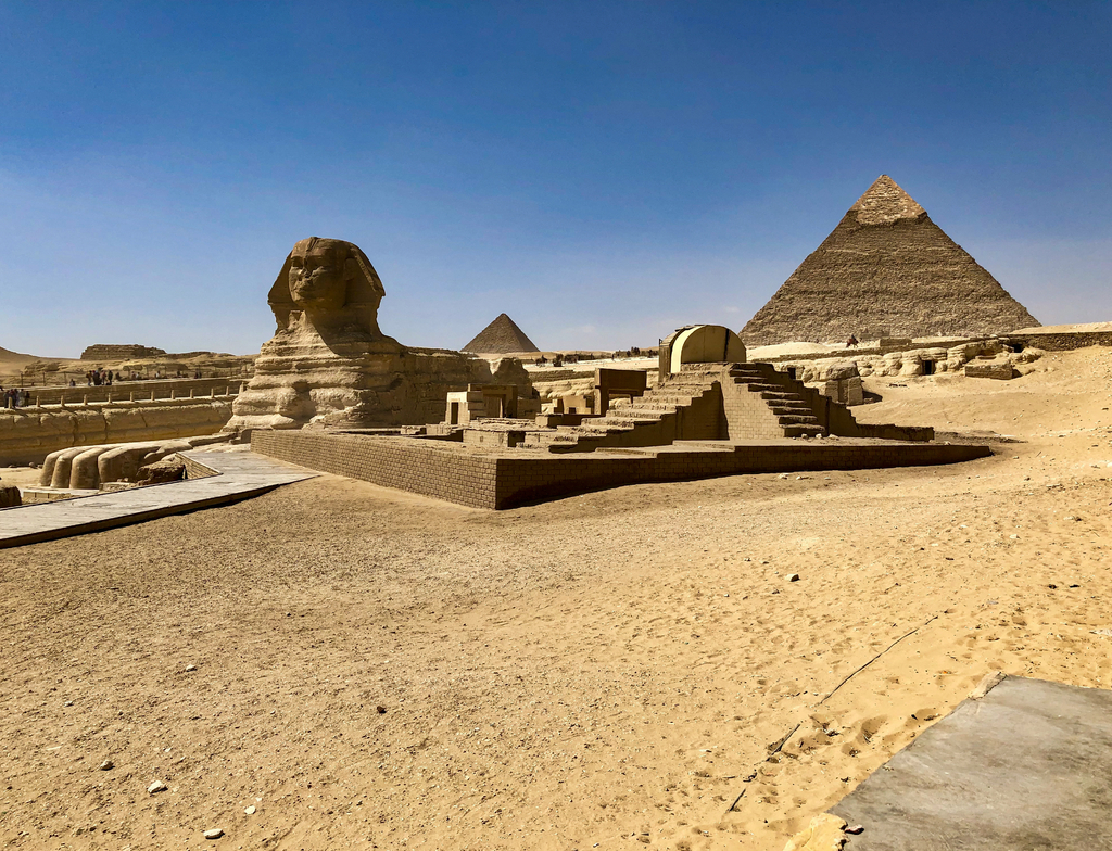 Lais Puzzle - Pyramiden und Sphinx in Gizeh in Kairo, Ägypten - Wahrzeichen Besichtigung Pyramiden von Gizeh in Kairo - 1.000 Teile p-351093