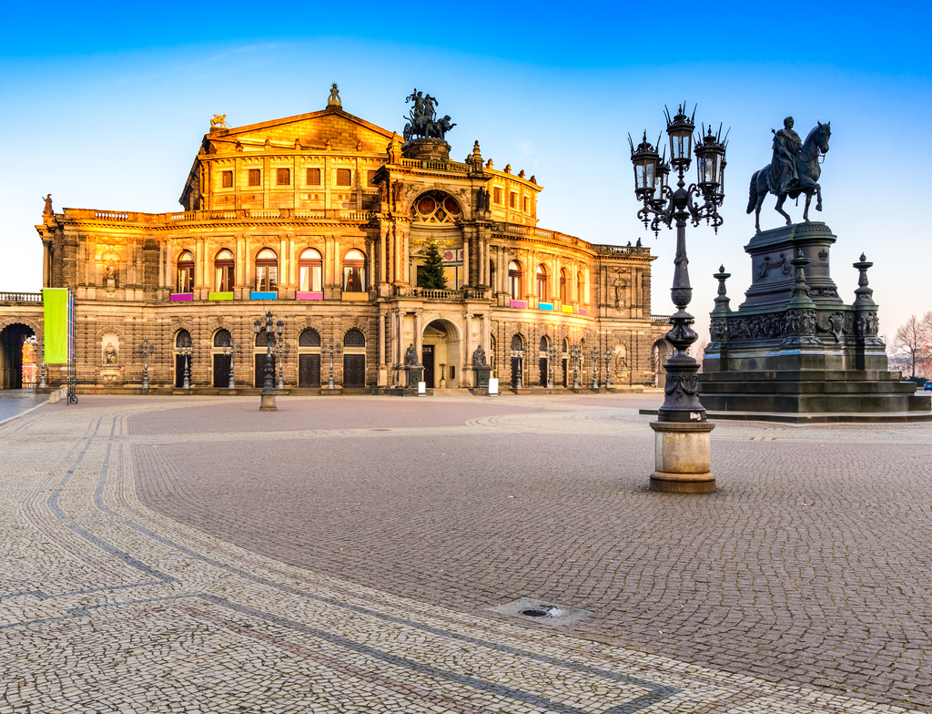 Lais Puzzle - Semperoper, Oper in Dresden, Deutschland - 1.000 Teile p-351246