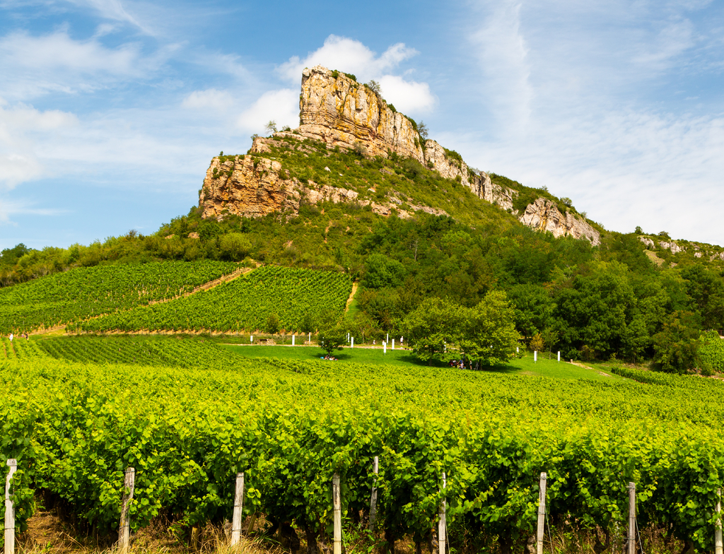 Lais Puzzle - Roche Solutré im Burgund in Frankreich - 1.000 Teile p-351388