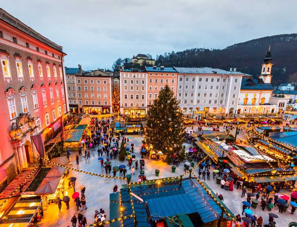 Lais Puzzle - Salzburg, Österreich - Christkindlmarkt, Weihnachtsmarkt - 1.000 Teile p-351961