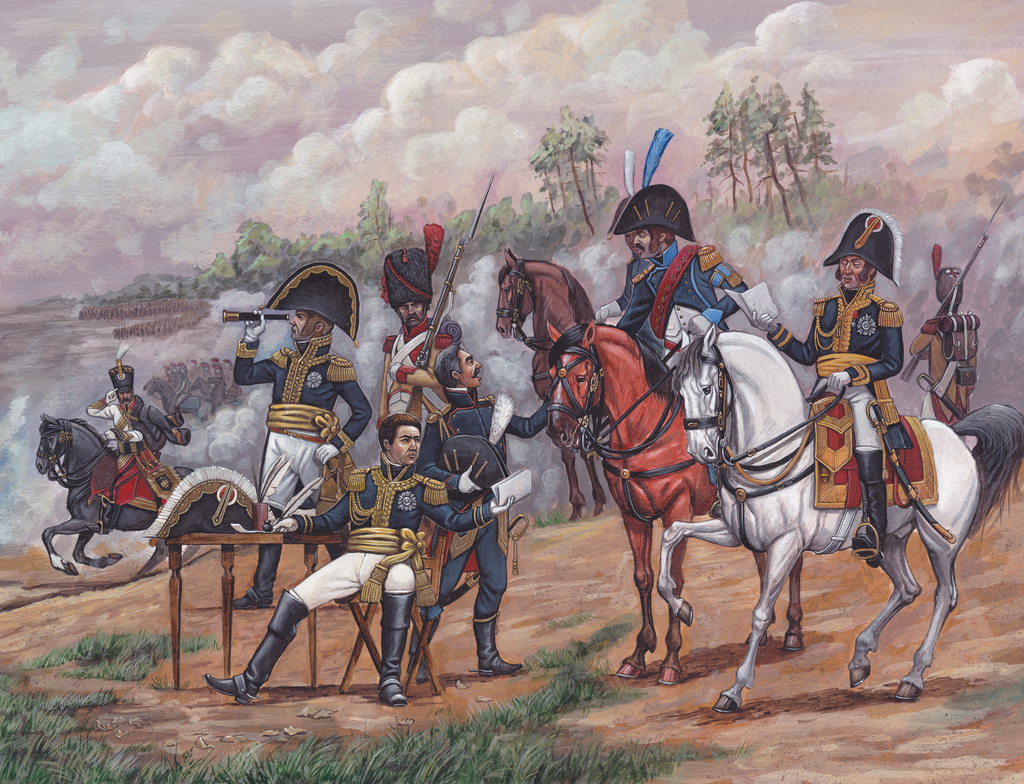 Lais Puzzle - Stab von General Berthier. Armee von Napoleon Bonapart. Napoleonische Kriege - 1.000 Teile p-352480