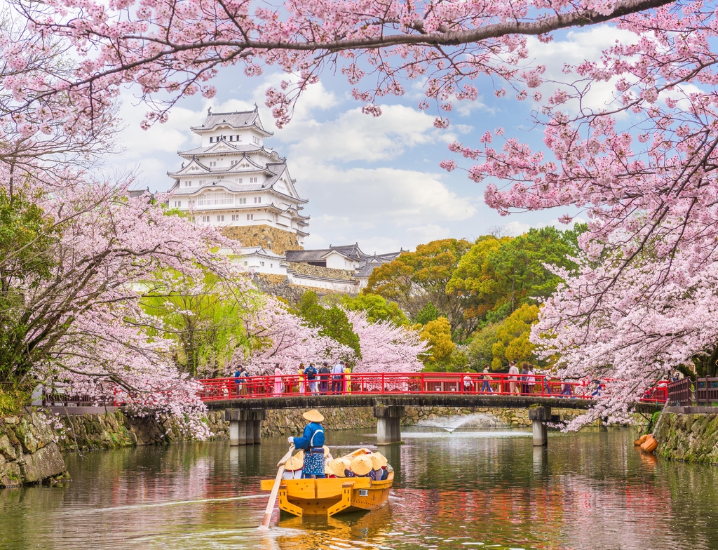 Lais Puzzle - Burg Himeji, Japan im Frühling - 1.000 Teile p-352769