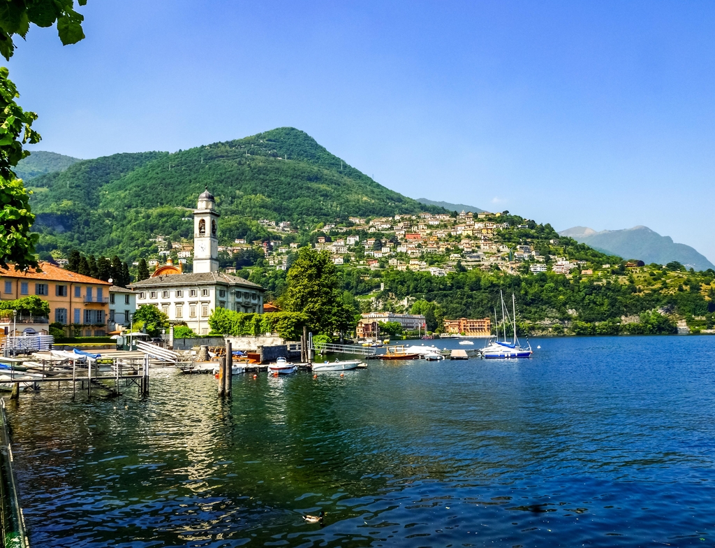 Lais Puzzle - Blick auf Cernobbio am Comer See - 1.000 Teile p-352794