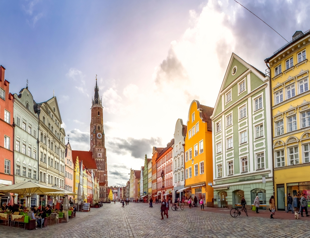 Lais Puzzle - Sankt Martin Kirche, Altstadt, Landshut, Deutschland - 1.000 Teile p-352813